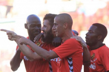 Un gol de Marcos asienta al Nàstic en la tercera plaza y ahoga al Mallorca