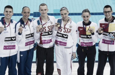 Berta Ferreras y Pau Ribes hacen historia en natación sincronizada