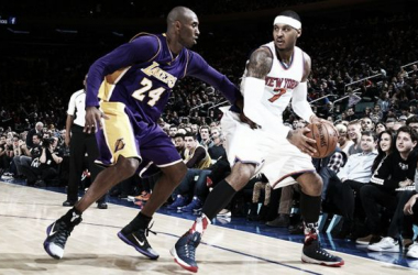 Knicks vencem os Lakers no Madison Square Garden