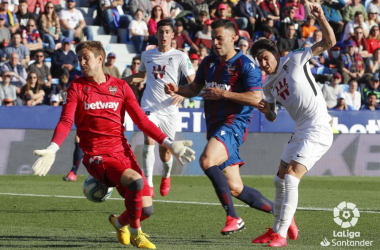 Reacción brava del Granada CF para empatar con el Levante