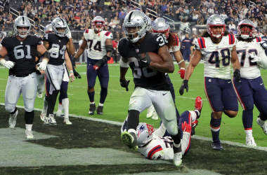 Puntos y resumen del New England Patriots 17-21 Las Vegas Raiders en NFL 2023