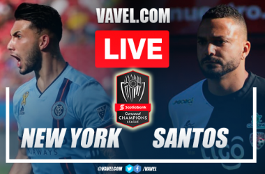 Goals and Summary of the new York 4-0 Santos in Concachampions.