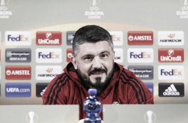 Gattuso: “No podemos cometer errores y debemos mantener la compostura”