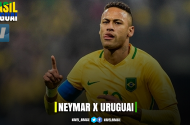 Neymar busca quebrar tabu e marcar primeiro gol como profissional diante do Uruguai