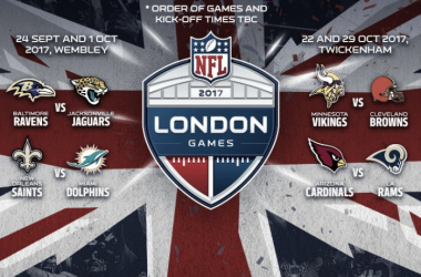 Desvelados los partidos de Londres en 2017