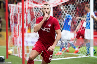 Niall McGinn opening the scoring at home in the previous round. Source:GettyImages