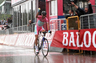 Nibali fue el más veloz y dejó casi sentenciado el Giro