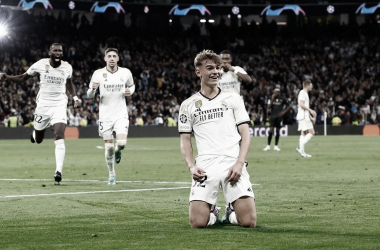 Nico Paz y una noche que jamás olvidará | Foto: Real Madrid