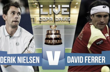 Resultado Frederik Nielsen - David Ferrer en Copa Davis 2015 (0-3)