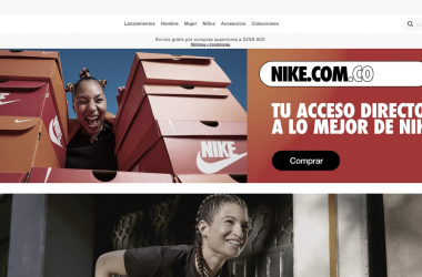 Nike lanza su página web oficial en Colombia