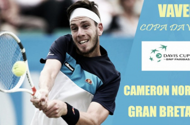 Copa Davis 2018. Cameron Norrie: debut sin presión