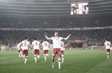Lewandowski solo anotó dos goles en el Mundial de Qatar | Fotografía: UEFA