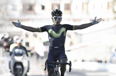 Tirreno-Adriatico, sul Terminillo tappa e maglia a Quintana