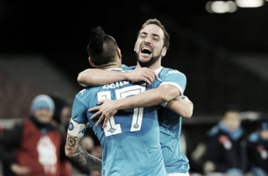 Higuain e co. battono un arrembante Sassuolo per 3-1 al San Paolo