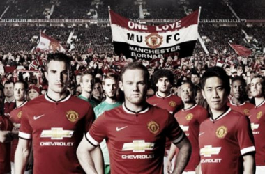 El Manchester United presenta su primera equipación para la temporada 2014/15