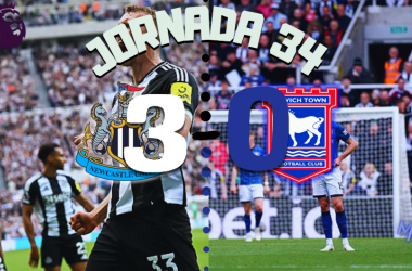 El Newcastle repite paliza al Ipswich y apunta a la Champions League