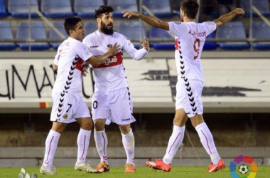 Marcos rescata en Los Pajaritos un valioso punto para el Nàstic