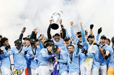 NYCFC celebrate their MLS Cup championship/Photo: Getty Images