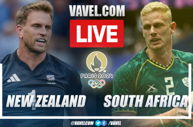 Highlights and essays: New Zealand 7 - 14 South Africa in Rugby 7 Match in Olympic Games