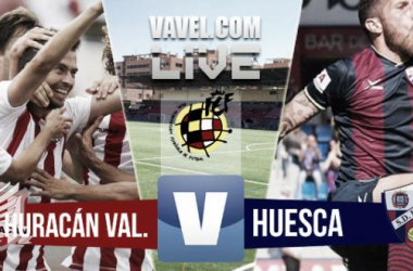 Resultado Huracán Valencia - Huesca en la final por el ascenso a la Liga Adelante 2015 (1-1)