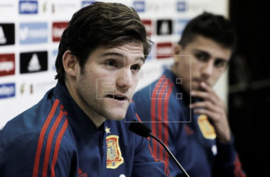 Marcos Alonso: "Hay que aprender de los errores para el partido con Croacia"