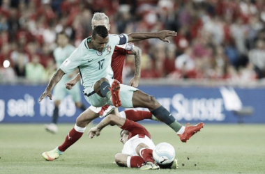 Nani cogió la capitanía en la derrota de Portugal