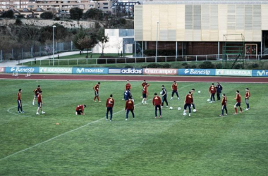 Xabi y Javi Martínez, recuperados en el primer entrenamiento en Sudáfrica