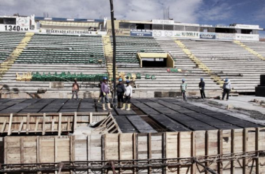 Así continúa la remodelación del Estadio Guillermo Plazas Alcid