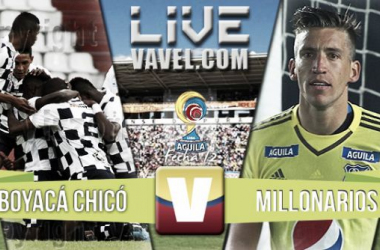 Resultado Boyacá Chico - Millonarios en Liga Águila 2015 (0-3)