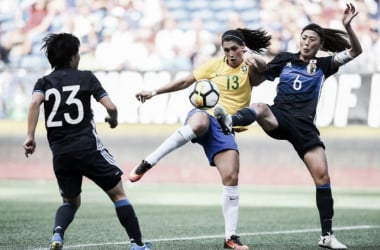 Brasil e Japão empatam em estreia pelo Torneio das Nações de Futebol Feminino