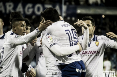 Fotos e imágenes del Real Zaragoza 1-0 UE Llagostera, de la jornada 21 de Segunda División