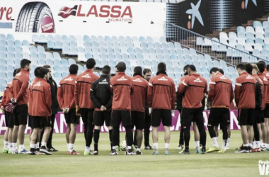 Fotos e imágenes del entrenamiento del Real Zaragoza