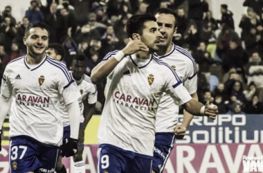 Fotos e imágenes del Real Zaragoza 2-1 Real Oviedo, jornada 18 de Segunda División