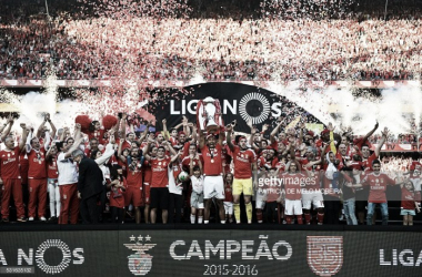 Os números do Benfica, campeão 2015/2016