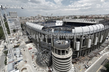 

Las obras
del Nuevo Bernabéu van cogiendo forma

