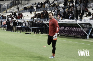 Primer partido de Ochoa con el Málaga en la presente temporada