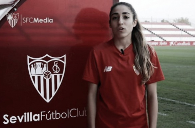 La sevillana Olga Carmona disfruta de su crecimiento en la selección