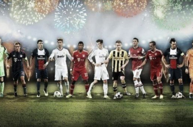 Once ideal del año 2013 de Uefa.com