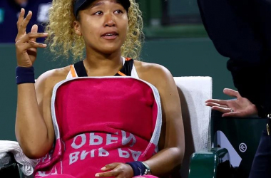 Naomi Osaka cae en Indian Wells tras desquiciarse debido a
insultos de un “aficionado”