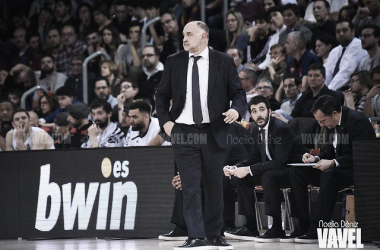 Pablo Laso: "La mejor noticia del primer tiempo era que solo perdíamos por siete"