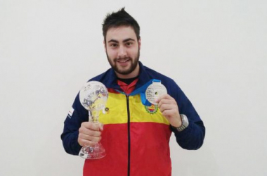 Pablo Carrera, medalla de plata en pistola de aire 10 metros en la Copa del Mundo