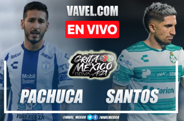 Goles y resumen del Pachuca 1-1 Santos Laguna en Liga MX