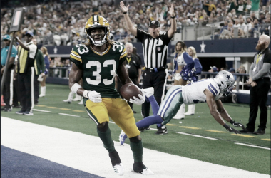 Un extraordinario Aaron Jones, da cuenta de los Cowboys