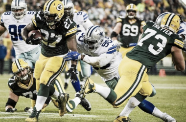 Ataque terrestre destrói, Packers bate Cowboys e chega ao nono triunfo na temporada