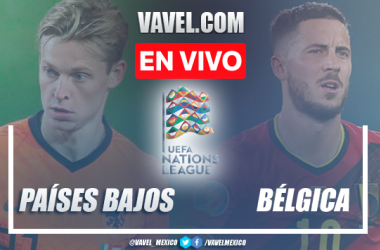 Países Bajos vs Bélgica EN VIVO hoy en UEFA Nations League (0-0)