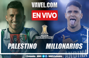 Palestino vs Millonarios EN VIVO hoy en Copa Libertadores 2024 (0-0)
