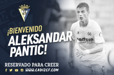 El Cádiz CF consigue la cesión de Pantic