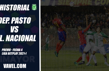 Historial Deportivo Pasto vs Atlético Nacional: dominio 'verdolaga'