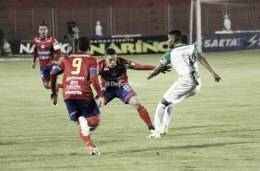 Nacional no pudo encontrar su fútbol y cayó en su visita al Deportivo Pasto