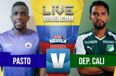 Deportivo Pasto vs Deportivo Cali en vivo y en directo online por la Liga Águila 2018-I (0-0)